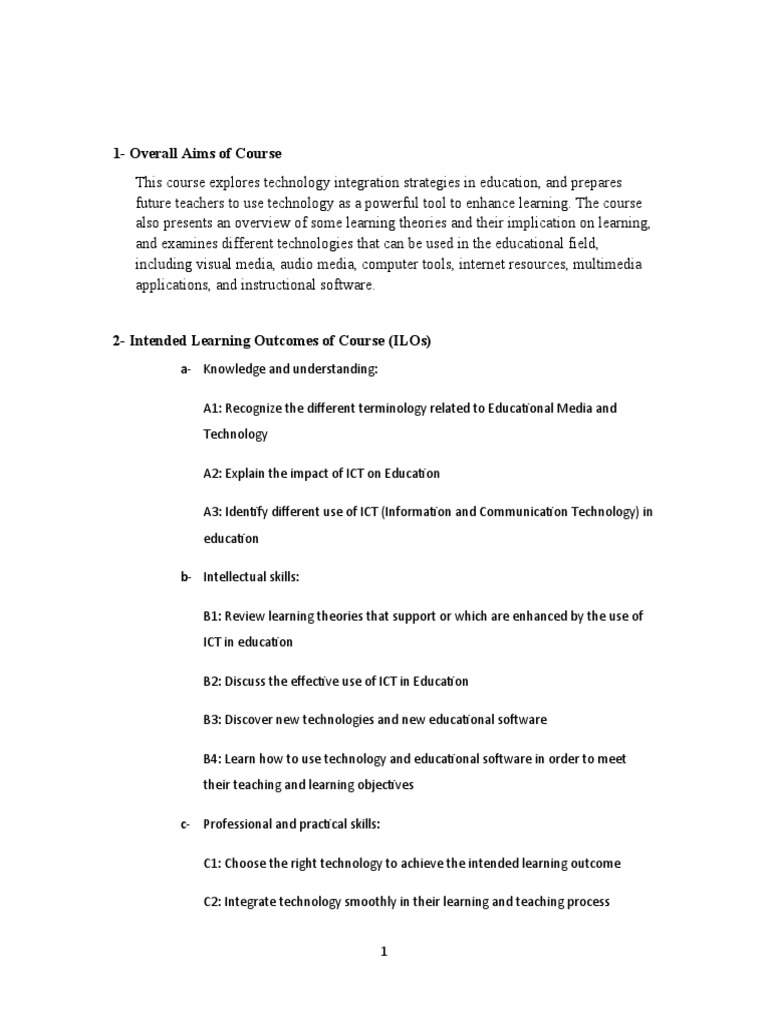 EDUC561 Syllabus - Fall 2019 | PDF | Educational Technology | Learning ...