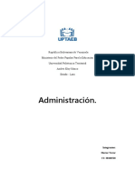 Trabajo de Que Es La Administración