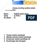 Tugas PPT-Sistem-Pendingin, Oleh Fadhlik Abdul Ghani (12), XI TKR3