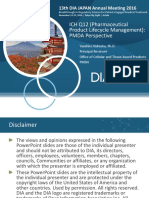 ICH Q12 (Pharmaceutical Product Lifecycle Management) : PMDA Perspective