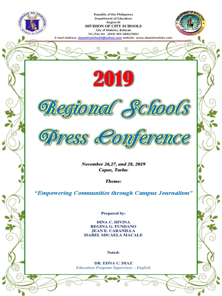 2019 RSPC - Narrative Report PDF | PDF