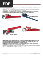 Plumbing Tools PDF