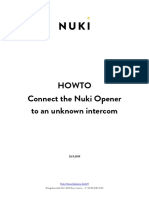 Opener HOWTO - Unknown Intercom