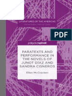 (Literatures of the Americas) Ellen McCracken (auth.) - Paratexts and Performance in the Novels of Junot Díaz and Sandra Cisneros-Palgrave Macmillan US (2016)