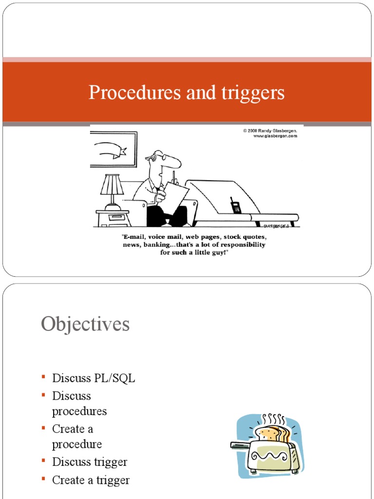 Procedures and Triggers1 | PDF | Pl/Sql | Subroutine