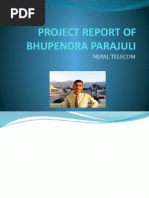 Project Report of Bhupendra Parajuli Wireless Communication