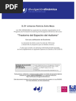 Trastorno Del Espectro Del Autismo PDF