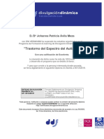 Trastorno Del Espectro Del Autismo PDF