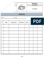 (QF-PM 00-12) Assumption Log PDF