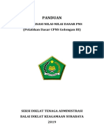 Panduan Aktualisasi Latsar 2019