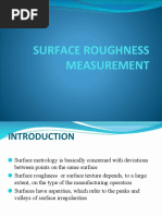 Surface Roughness Measurement