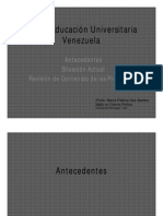 Análisis de la Ley de Educacin Universitaria (Profa. Dos Santos)