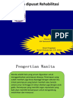 Wanita Dipusat Rehabilitasi (Ade Sumianah)