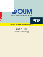 ABPS1103 Social Psychology