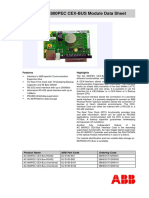 XU D150 AC 800PEC CEX-BUS Module Data Sheet: Features Highlights