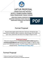 2. SOSIALISASI (Struktur Proposal)