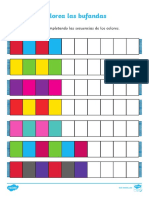 Ficha de Actividad Colorea Las Bufandas PDF