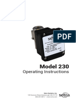 Model 230: Operating Instructions