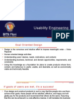 BITS Pilani: Usability Engineering