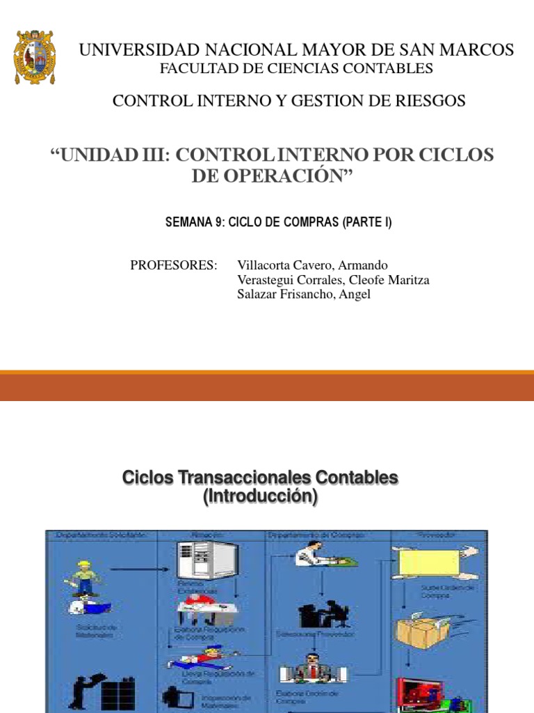 Semana 9 CI y GR CICLO DE COMPRAS PARTE 1 | PDF | Contabilidad | Economias