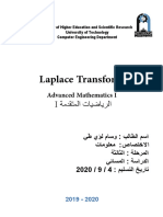 Laplace Transform: Advanced Mathematics I