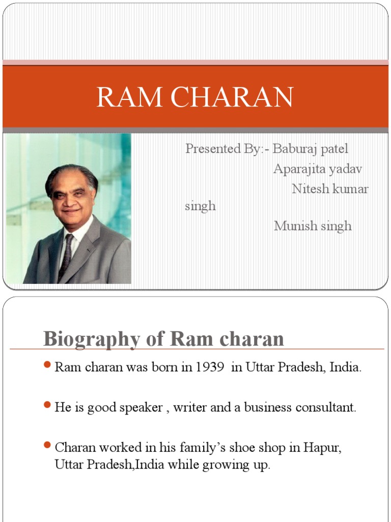 Ram Charan PDF Business Economies