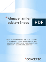 Almacenamientos Subterraneos