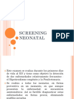 Screening - Neonatal (TSH y Pku)