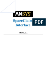 ANSYS Motion 2019 R3 SpaceClaim Interface Manual