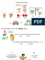 Singular and Plural Nouns: A Box Boxes