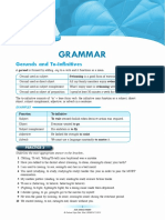 Grammar: Gerunds and To-Infi Nitives