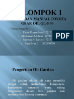 Analisis Oli Gardan Kelompok 1