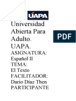 UAPA Español II Textos administrativos