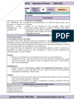 Plan Diagnóstico - 4to Grado Formación C y E (2020-2021)