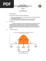 BComp3 Module 5 Measures of Variability