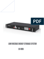 Low Voltage Energy Storage System Lv-Hub