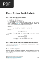 Power System Fault Analysis