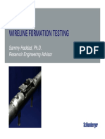 100922314 Schlumberger Wireline Formation Testing