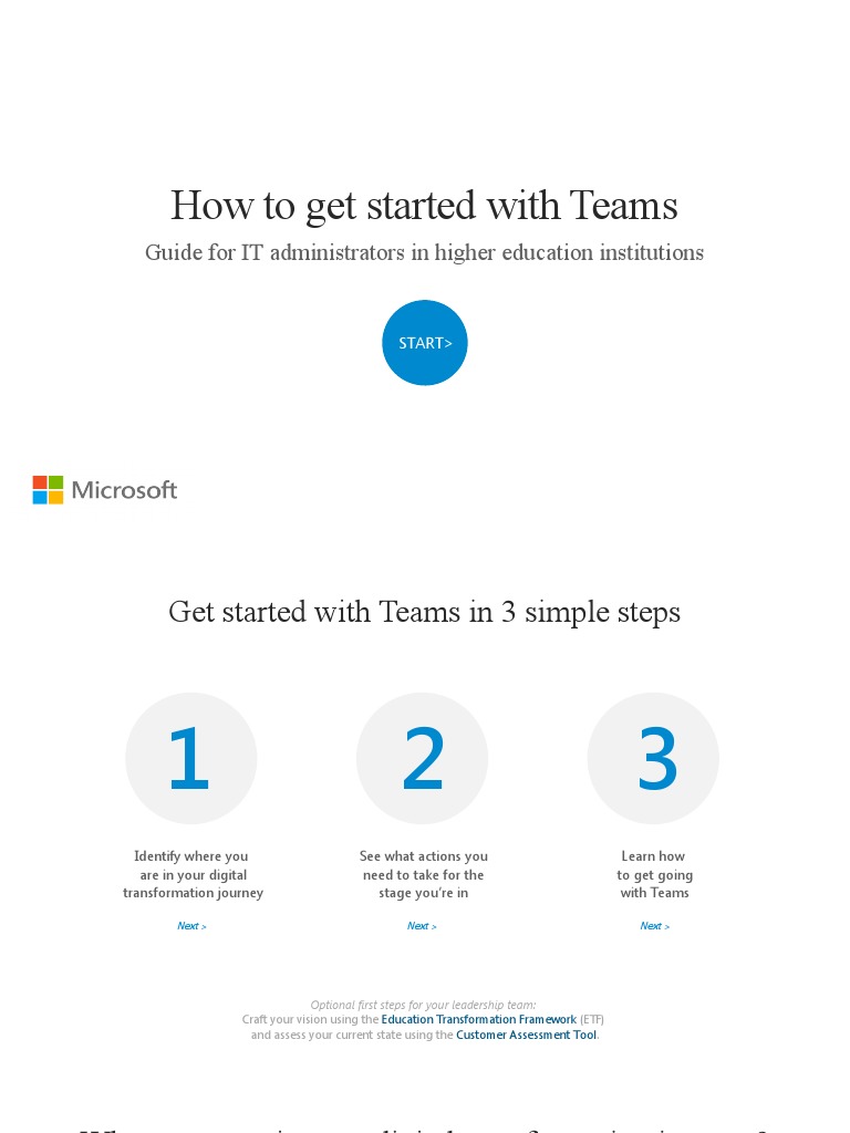 Teams Implementation Guide for Educators | PDF | Office 365 | Cloud ...