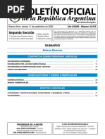 Segunda Sección: Sumario | PDF | Gobierno | Business