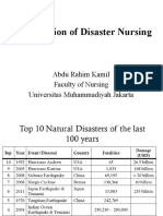 Introduction To Nursing Disaster