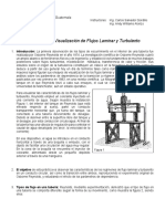 Instructivo No. 1 Visualización Del Flujo Laminar y Turbulento