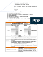 Taller Informe de Auditoria