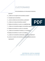 Cuestionario - Compensación y Desarrollo de Personas PDF