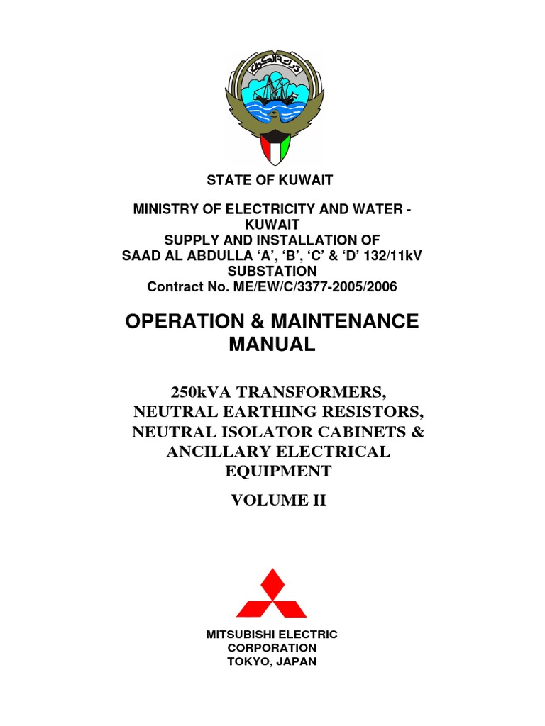 250kVA Transformer Maintenance Manual | PDF | Electrical Substation ...