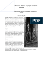 Reading Comprehension - A Short Biography of Charlie Chaplin