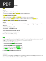 Parts of Speech Analysis