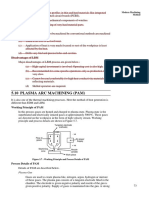 5.10 Plasma Arc Machining (Pam) : Advantages of LBM