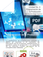 Programacion de La Producción