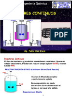 Reactores Continuos CSTR